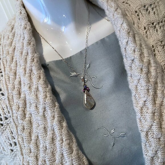 AllSaints Theo Short Off White Wrap Luxurious Knit Cardigan Size M/L 12-14 EUC - Picture 1 of 14